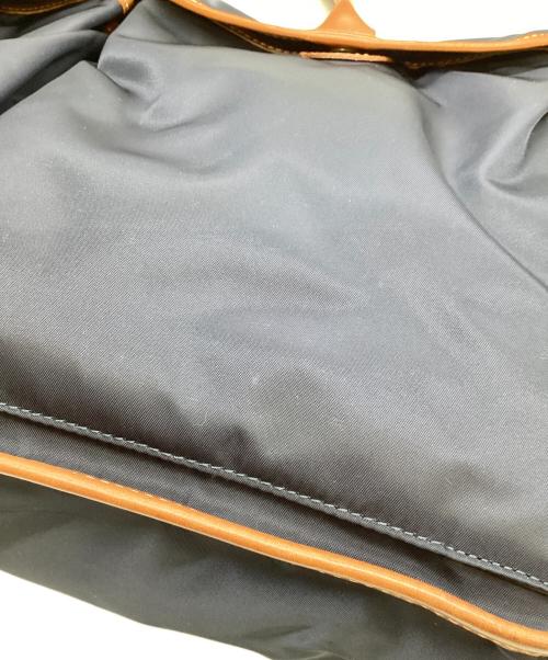 Felisi（フェリージ）Felisi (フェリージ) UNITED ARROWS (ユナイテッドアローズ) 2WAYビジネスバッグ ネイビー×ブラウンの古着・服飾アイテム