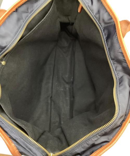 Felisi（フェリージ）Felisi (フェリージ) UNITED ARROWS (ユナイテッドアローズ) 2WAYビジネスバッグ ネイビー×ブラウンの古着・服飾アイテム