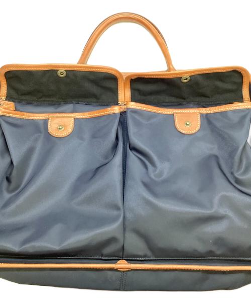 Felisi（フェリージ）Felisi (フェリージ) UNITED ARROWS (ユナイテッドアローズ) 2WAYビジネスバッグ ネイビー×ブラウンの古着・服飾アイテム