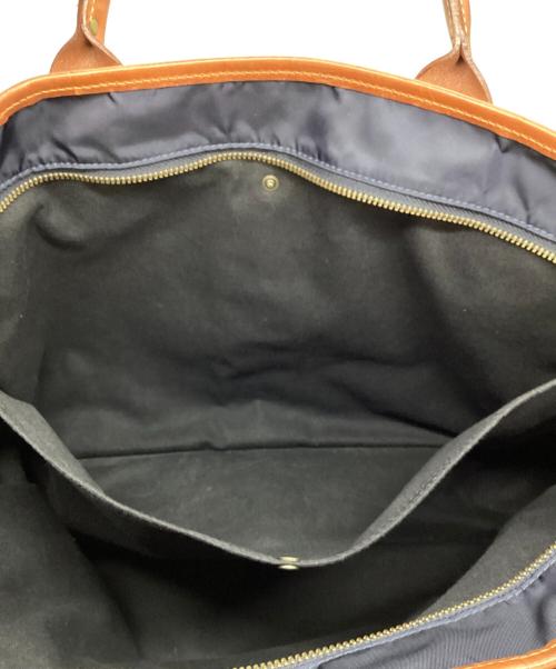Felisi（フェリージ）Felisi (フェリージ) UNITED ARROWS (ユナイテッドアローズ) 2WAYビジネスバッグ ネイビー×ブラウンの古着・服飾アイテム