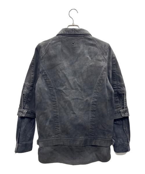 SIVA（シヴァ）SIVA (シヴァ) ドッキングデニムジャケット ブラック サイズ:2の古着・服飾アイテム