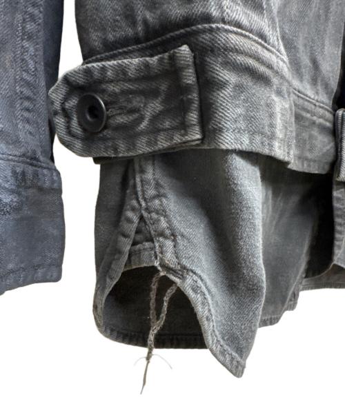 SIVA（シヴァ）SIVA (シヴァ) ドッキングデニムジャケット ブラック サイズ:2の古着・服飾アイテム