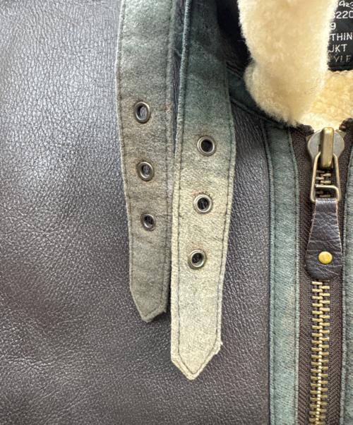 NISHINO INTERNATIONAL（ニシノ インターナショナル）NISHINO INTERNATIONAL (ニシノ インターナショナル) B-3 フライトジャケット ブラウン サイズ:Lの古着・服飾アイテム