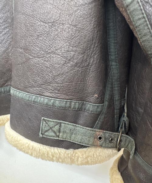 NISHINO INTERNATIONAL（ニシノ インターナショナル）NISHINO INTERNATIONAL (ニシノ インターナショナル) B-3 フライトジャケット ブラウン サイズ:Lの古着・服飾アイテム