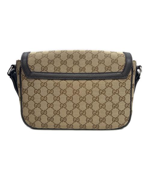 GUCCI（グッチ）GUCCI (グッチ) ショルダーバッグ GG ブラウンの古着・服飾アイテム