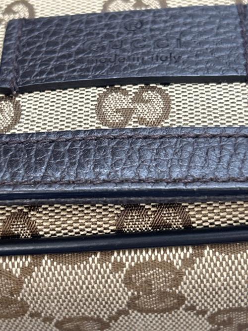 GUCCI（グッチ）GUCCI (グッチ) ショルダーバッグ GG ブラウンの古着・服飾アイテム