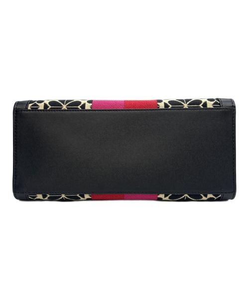 Kate Spade（ケイトスペード）Kate Spade (ケイトスペード) 2WAYバッグ SPADE FLOWER JACQUARD ブラックの古着・服飾アイテム