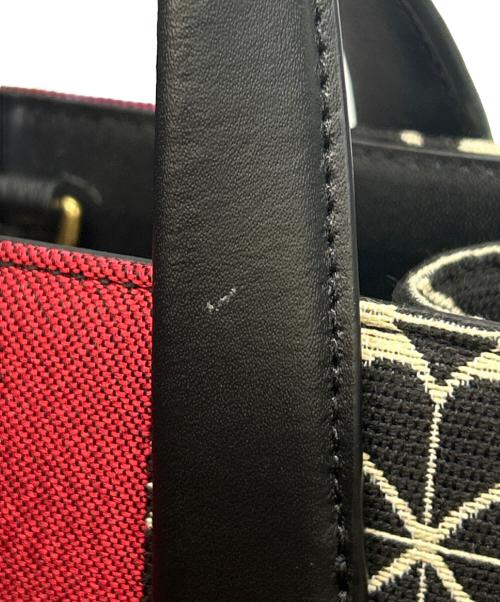 Kate Spade（ケイトスペード）Kate Spade (ケイトスペード) 2WAYバッグ SPADE FLOWER JACQUARD ブラックの古着・服飾アイテム