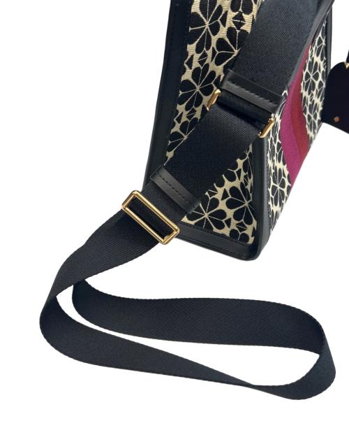 Kate Spade（ケイトスペード）Kate Spade (ケイトスペード) 2WAYバッグ SPADE FLOWER JACQUARD ブラックの古着・服飾アイテム
