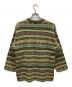 KENZO (ケンゾー) 厚手ニット ベージュ×グリーン サイズ:M：4000円