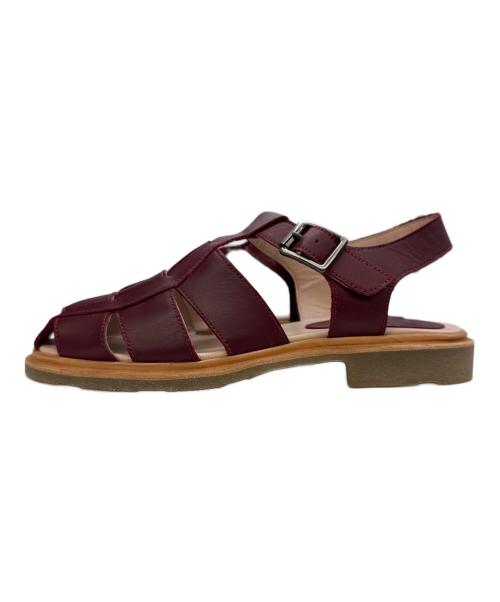 PARABOOT（パラブーツ）PARABOOT (パラブーツ) イベリス グルカサンダル レッド サイズ:4の古着・服飾アイテム