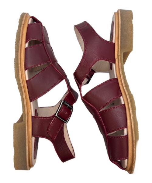 PARABOOT（パラブーツ）PARABOOT (パラブーツ) イベリス グルカサンダル レッド サイズ:4の古着・服飾アイテム