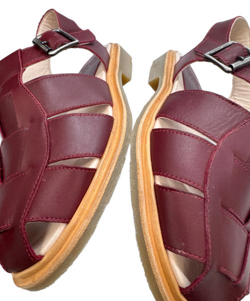 PARABOOT（パラブーツ）PARABOOT (パラブーツ) イベリス グルカサンダル レッド サイズ:4の古着・服飾アイテム