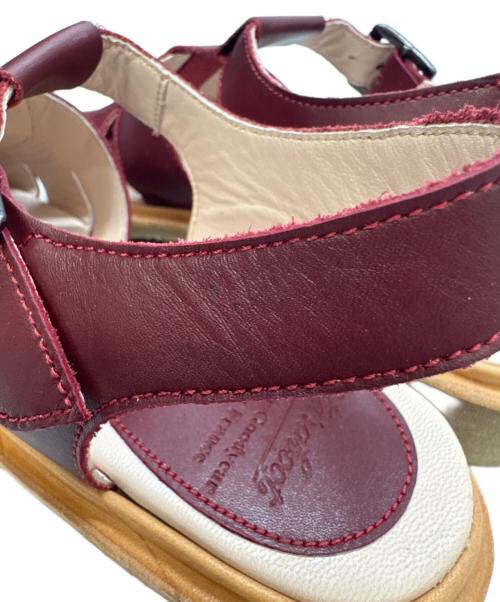 PARABOOT（パラブーツ）PARABOOT (パラブーツ) イベリス グルカサンダル レッド サイズ:4の古着・服飾アイテム