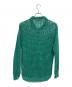 AURALEE (オーラリー) HAND CROCHET COTTON KNIT SHIRTS グリーン：25000円