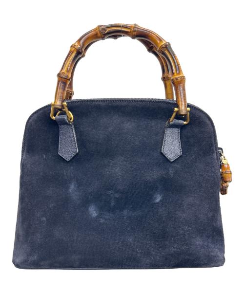 GUCCI（グッチ）GUCCI (グッチ) 2WAYバッグ ネイビーの古着・服飾アイテム