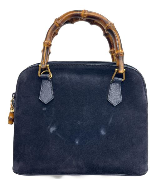 GUCCI（グッチ）GUCCI (グッチ) 2WAYバッグ ネイビーの古着・服飾アイテム