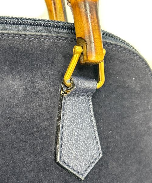 GUCCI（グッチ）GUCCI (グッチ) 2WAYバッグ ネイビーの古着・服飾アイテム