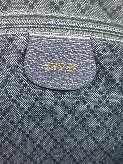 GUCCI（グッチ）GUCCI (グッチ) 2WAYバッグ ネイビーの古着・服飾アイテム