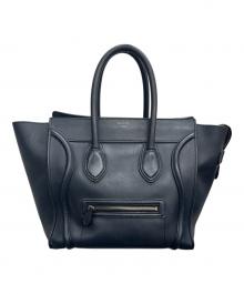 CELINE（セリーヌ）の古着「ラゲージ ミニ ショッパー」｜ネイビー