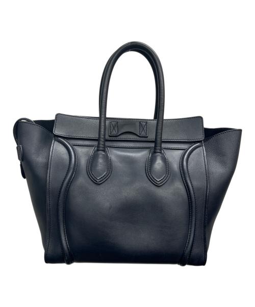 CELINE（セリーヌ）CELINE (セリーヌ) ラゲージ ミニ ショッパー ネイビーの古着・服飾アイテム