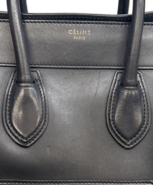 CELINE（セリーヌ）CELINE (セリーヌ) ラゲージ ミニ ショッパー ネイビーの古着・服飾アイテム