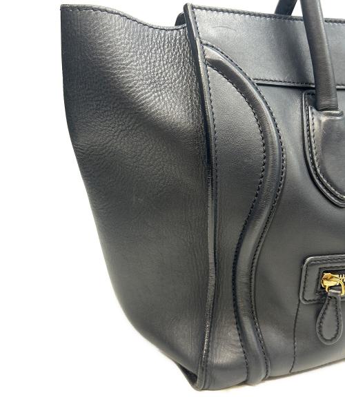 CELINE（セリーヌ）CELINE (セリーヌ) ラゲージ ミニ ショッパー ネイビーの古着・服飾アイテム