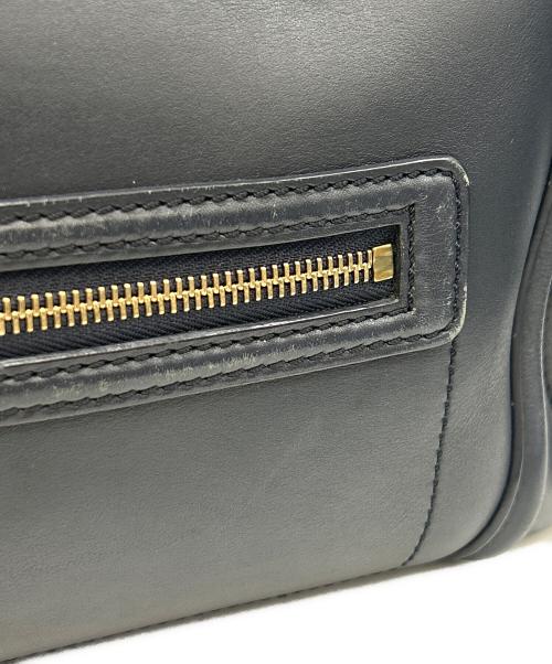 CELINE（セリーヌ）CELINE (セリーヌ) ラゲージ ミニ ショッパー ネイビーの古着・服飾アイテム