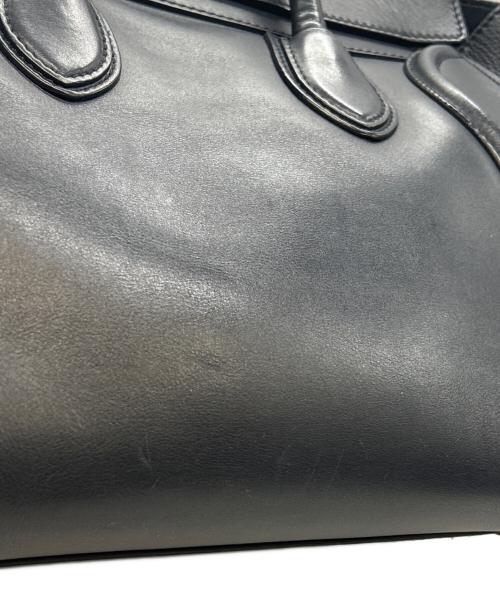 CELINE（セリーヌ）CELINE (セリーヌ) ラゲージ ミニ ショッパー ネイビーの古着・服飾アイテム