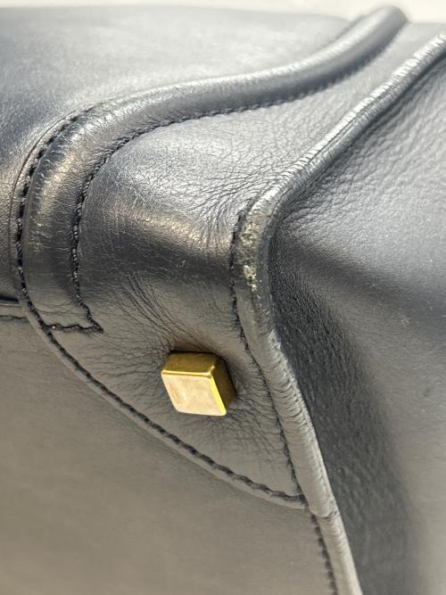 CELINE（セリーヌ）CELINE (セリーヌ) ラゲージ ミニ ショッパー ネイビーの古着・服飾アイテム