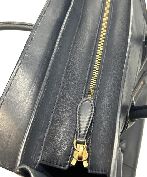 CELINE（セリーヌ）CELINE (セリーヌ) ラゲージ ミニ ショッパー ネイビーの古着・服飾アイテム