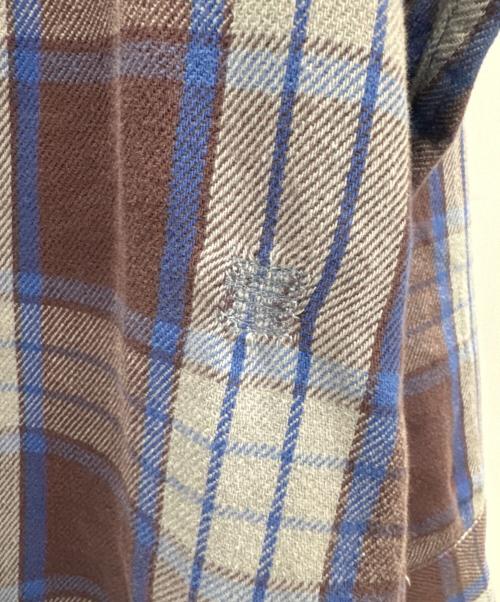 big mac（ビッグマック）big mac (ビッグマック) チェックシャツ ブルー×グレー サイズ:XLの古着・服飾アイテム