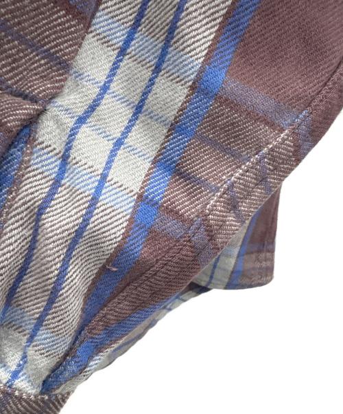 big mac（ビッグマック）big mac (ビッグマック) チェックシャツ ブルー×グレー サイズ:XLの古着・服飾アイテム