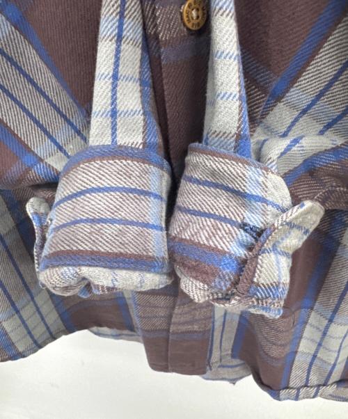 big mac（ビッグマック）big mac (ビッグマック) チェックシャツ ブルー×グレー サイズ:XLの古着・服飾アイテム