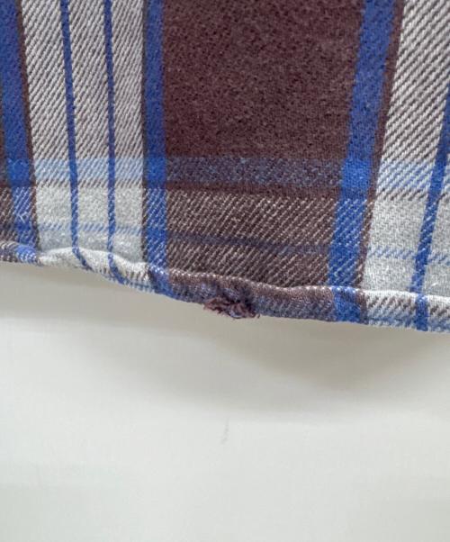 big mac（ビッグマック）big mac (ビッグマック) チェックシャツ ブルー×グレー サイズ:XLの古着・服飾アイテム