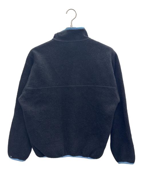 Patagonia（パタゴニア）Patagonia (パタゴニア) URBAN OUTFITTERS (アーバンアウトフィッターズ) シンチラスナップT ブラック×ブルー サイズ:Sの古着・服飾アイテム