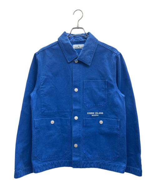STONE ISLAND（ストーンアイランド）STONE ISLAND (ストーンアイランド) Marina Work Jacket ブルー サイズ:Mの古着・服飾アイテム