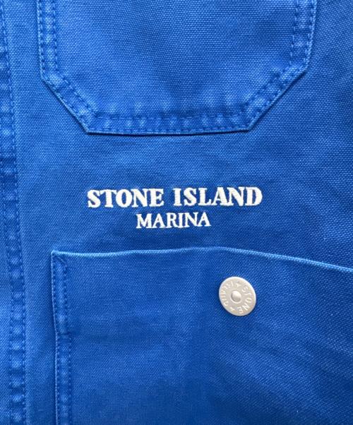 STONE ISLAND（ストーンアイランド）STONE ISLAND (ストーンアイランド) Marina Work Jacket ブルー サイズ:Mの古着・服飾アイテム