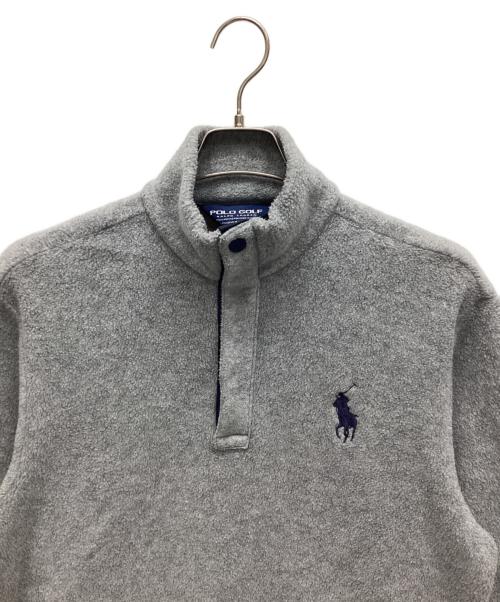 POLO GOLF（ポロ ゴルフ）POLO GOLF (ポロ ゴルフ) フリースプルオーバー グレー サイズ:Mの古着・服飾アイテム