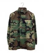 US ARMYユーエスアーミー）の古着「M-65 フィールドジャケット USウッドランド 1983年」｜グリーン