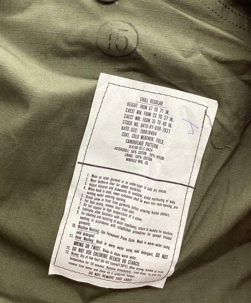 US ARMY（ユーエスアーミー）US ARMY (ユーエスアーミー) M-65 フィールドジャケット USウッドランド 1983年 グリーン サイズ:SMALL REGULARの古着・服飾アイテム