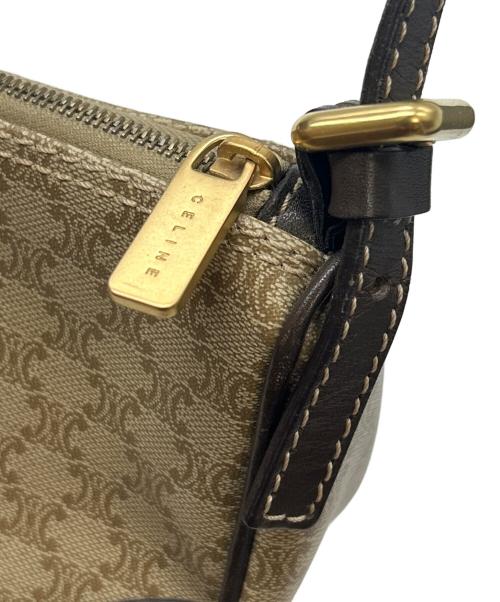 CELINE（セリーヌ）CELINE (セリーヌ) ハンドバッグ マカダム カーキの古着・服飾アイテム