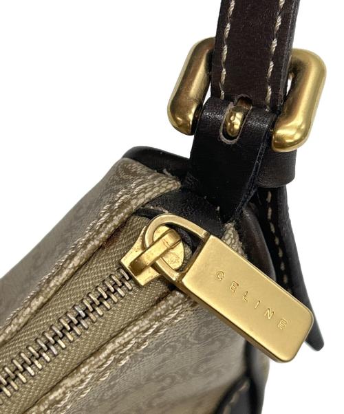 CELINE（セリーヌ）CELINE (セリーヌ) ハンドバッグ マカダム カーキの古着・服飾アイテム