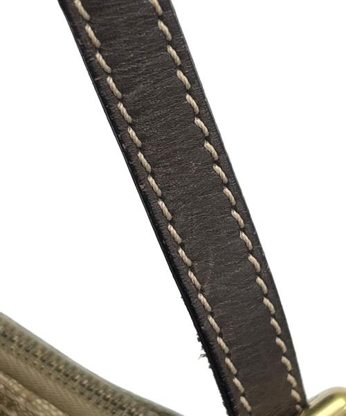 CELINE（セリーヌ）CELINE (セリーヌ) ハンドバッグ マカダム カーキの古着・服飾アイテム