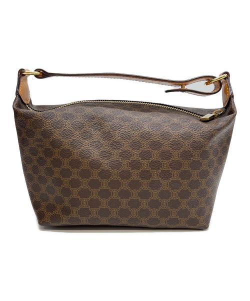 CELINE（セリーヌ）CELINE (セリーヌ) ハンドポーチ バニティバッグ ブラウンの古着・服飾アイテム