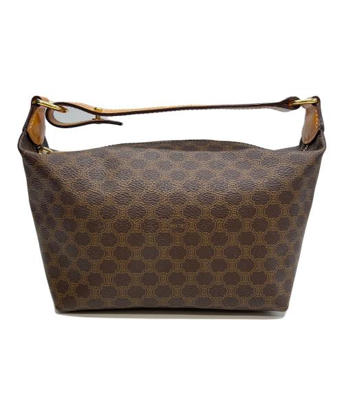 CELINE（セリーヌ）CELINE (セリーヌ) ハンドポーチ バニティバッグ ブラウンの古着・服飾アイテム