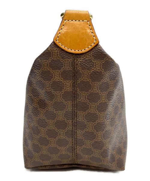 CELINE（セリーヌ）CELINE (セリーヌ) ハンドポーチ バニティバッグ ブラウンの古着・服飾アイテム
