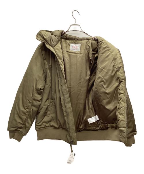 AVIREX（アヴィレックス）AVIREX (アヴィレックス) フーデッドフライトジャケット カーキ サイズ:XL 未使用品の古着・服飾アイテム