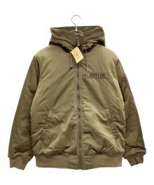 AVIREX（アヴィレックス）の古着「フーデッドフライトジャケット」｜カーキ