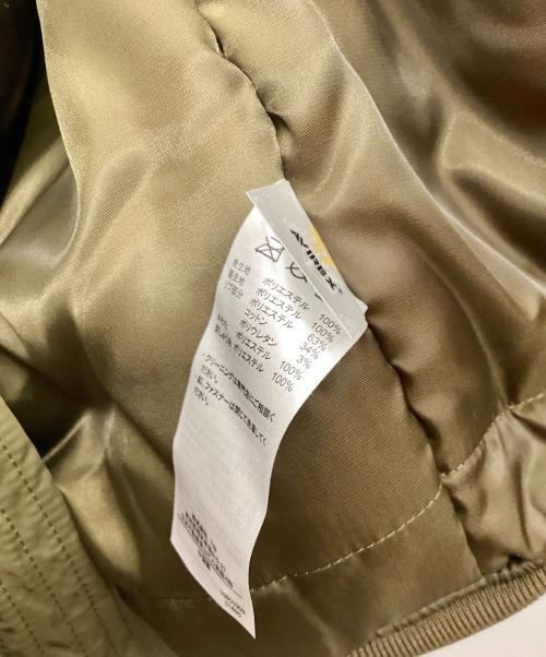 AVIREX（アヴィレックス）AVIREX (アヴィレックス) フーデッドフライトジャケット カーキ サイズ:XL 未使用品の古着・服飾アイテム